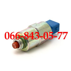 000033347357 СОЛЕНОИД, КЛАПАН ОСТАНОВКИ ТОПЛИВА ТНВД ДВИГАТЕЛЕЙ CAT 3054B 3054C C7.1 C3.3 C4.4 3054 3056