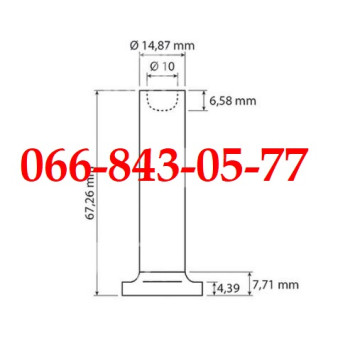 00003333570 ТОЛКАТЕЛЬ КЛАПАНА ДВИГАТЕЛЕЙ FIAT AIFO IVECO 8035-8045-8055-8065+
