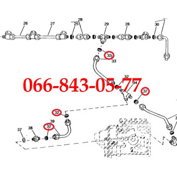 00003333579 УПЛОТНЕНИЕ ТОПЛИВОПРОВОДОВ, САЛЬНИК ТОПЛИВНЫХ ТРУБОК ДВИГАТЕЛЕЙ JOHN DEERE ТРАКТОРОВ, КОМБАЙНОВ, ДИЗЕЛЬГЕНЕРАТОРОВ JOHN DEERE