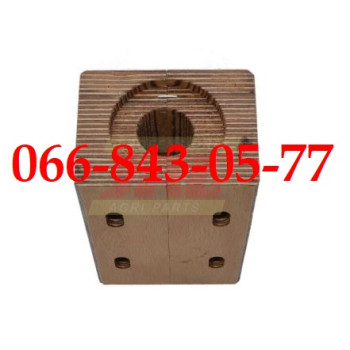 00003333598 ДЕРЕВЯННЫЙ ПОДШИПНИК СОЛОМОТРЯСА 28MM 130*90*70MM КОМБАЙНОВ MASSEY FERGUSON SAMPO