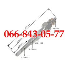 00003334067 СВЕЧА НАКАЛА ДВИГАТЕЛЕЙ KUBOTA D905 D1005 D1105 V1305 V1405 V1505 ГАЗОНОКОСИЛОК, ТРАКТОРОВ, ЭКСКАВАТОРОВ KUBOTA