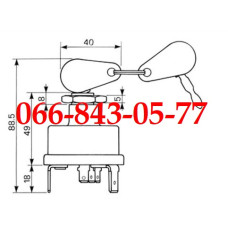 000033344917 ЗАМОК ЗАПАЛЕННЯ ДВИГУНІВ КОМБАЙНІВ MASSEY FERGUSON 187 206 330 506 507 510 515 525 530 855 ТРАКТОРІВ, НАВАНТАЖУВАЧІВ MASSEY FERGUSON LANDINI VALTRA VALMET NH