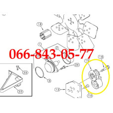 000033345027 НАТЯЖНИЙ РОЛИК РЕМЕНЯ ВЕНТИЛЯТОРА, ВОДЯНОЇ ПОМПИ ДВИГУНА JOHN DEERE 6081H ТРАКТОРІВ JOHN DEERE 8120 8220 8320 8420 8520 8520T JOHN DEERE 4920