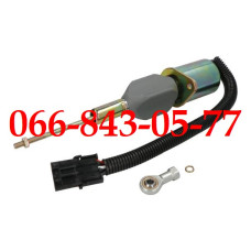 000033345154 СОЛЕНОЇД, ГЛУШИЛКА ДВИГУНІВ JOHN DEERE 7.6L 7.6L 8.1L 8.1L 6068 6076 6081 7076 ТРАКТОРІВ, КОМБАЙНІВ JOHN DEERE 1185 1450 2254 2256 2258 2264 2266 1450CWS 1550CWS