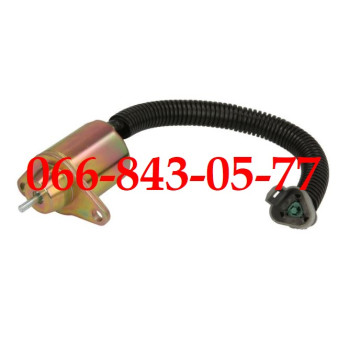 000033345392 СОЛЕНОЇД, ГЛУШИЛКА ПОДАЧІ ПАЛИВА ДВИГУНІВ YANMAR 3TNA72, 3TNE72, 3TNE84, 3TNV80, 3TNV88, 4TNE84, 4TNE88