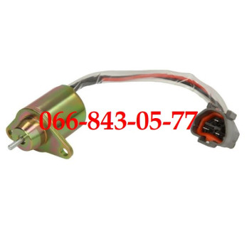 000033345437 СОЛЕНОИД, ЭЛЕКТРОМАГНИТНЫЙ КЛАПАН ТОПЛИВА ЭКСКАВАТОРОВ DOOSAN DH80 HYUNDAI DH150 DH160 R55 R60-7 R80-7 TAKEUCHI TB175 TB235