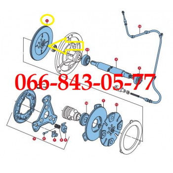 00003333264 ФЕРЕДО, ДИСК СЦЕПЛЕНИЯ КОМБАЙНОВ JOHN DEERE 330, 430, 925, 930, 932, 935, 940, 942, 945, 952, 1032, 1042, 1052, 1133, 1144+