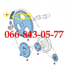 00003333338 ЦЕПЬ ПРИВОДА СОЛОМОТРЯСОВ 15.875MM (УП. 5М) КОМБАЙНОВ JOHN DEERE 330, 430, 530, 630, 730+