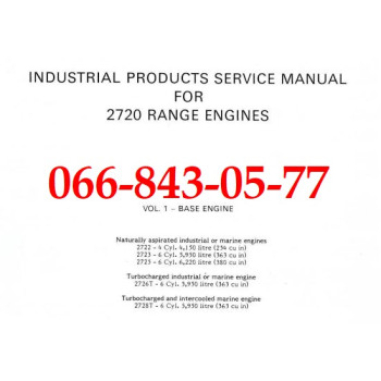 000033345741 МАНУАЛ ДВИГУНІВ FORD 2725E - ТЕХНІЧНА ДОКУМЕНТАЦІЯ ФОРД 2725Е
