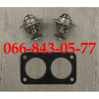 000033346051 КОМПЛЕКТ ТЕРМОСТАТОВ ДВИГАТЕЛЕЙ КОМБАЙНОВ NEW HOLLAND TC52 TC54 TC56 TF76 TR70 TR88 TR87 TR88 TR89 TR97 TR98 TR99 TX34 TX62 TX63 TX64 TX65 TX66 TX67 TX68 L411 L413 L416 L516