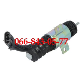 000033346972 СОЛЕНОЇД, КЛАПАН ЗУПИНКИ ПОДАЧІ ПАЛИВА ДВИГУНІВ AGCO SISU POWER VALMET 612 620 634 645 ТРАКТОРІВ, КОМБАЙНІВ MF SAMPO ROSENLEW FENDT CASE NH